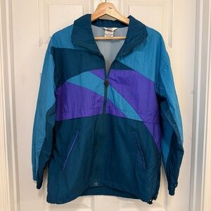 EUC Vintage Moving Comfort Colorblock Windbreaker